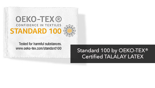 Oeko-Tex Certified Talalay Latex